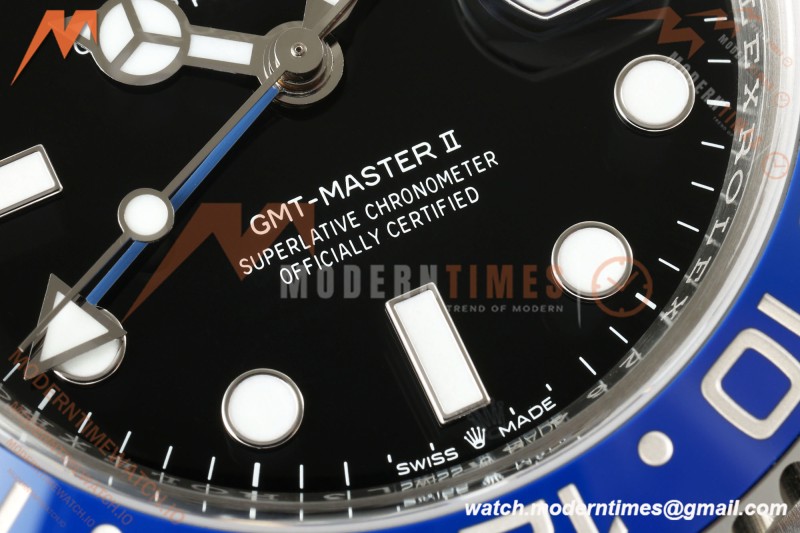 Rolex - GMT II 126710BLNR Batgirl 40mm 904L Jub SS/SS Black Dial SEEK DD3285