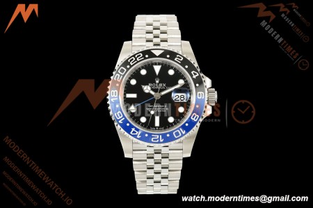 Rolex - GMT II 126710BLNR Batgirl 40mm 904L Jub SS/SS Black Dial SEEK DD3285