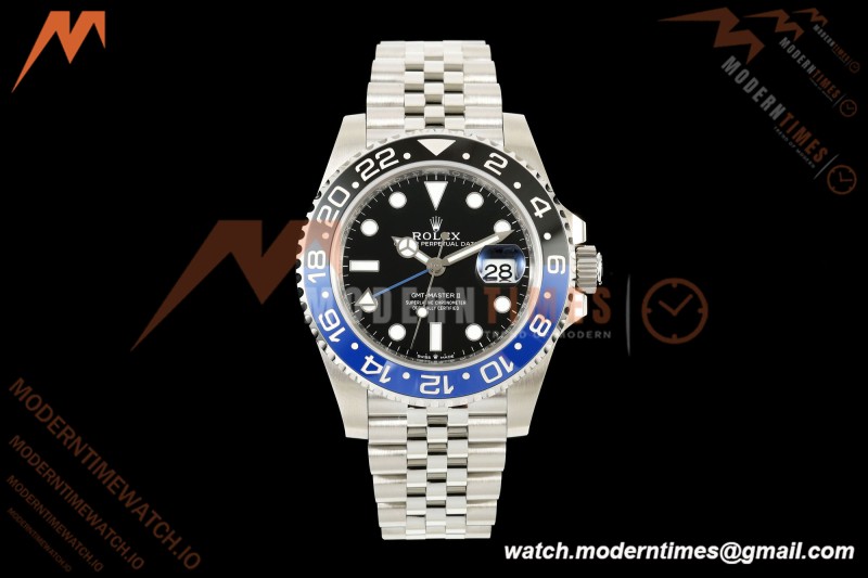 Rolex - GMT II 126710BLNR Batgirl 40mm 904L Jub SS/SS Black Dial SEEK DD3285