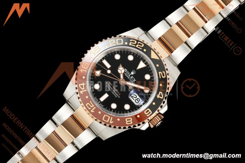 Rolex - GMT II 126711CHNR Rootbeer Oys 40mm 904L RG/SS Black SEEK DD3285 CHS