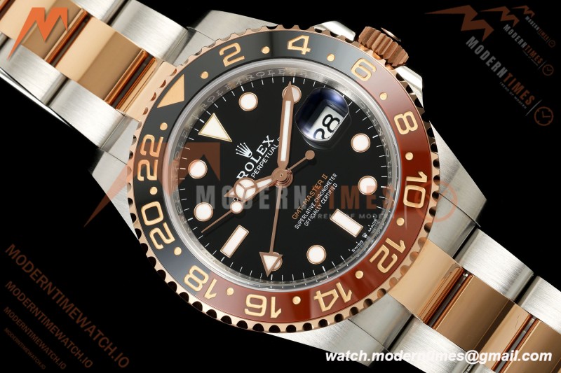 Rolex - GMT II 126711CHNR Rootbeer Oys 40mm 904L RG/SS Black SEEK DD3285 CHS