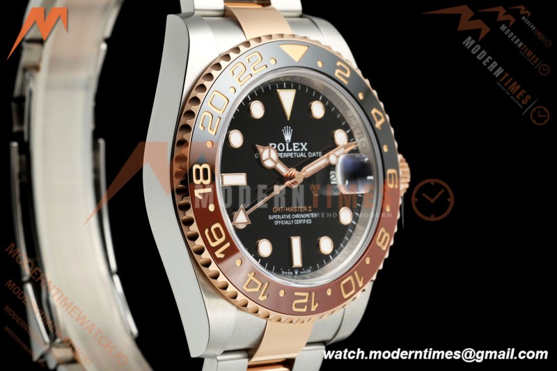 Rolex - GMT II 126711CHNR Rootbeer Oys 40mm 904L RG/SS Black SEEK DD3285 CHS
