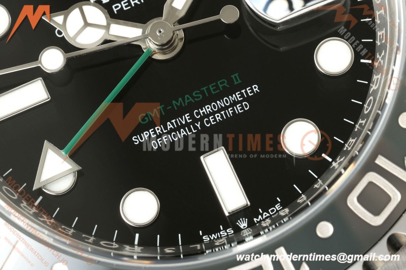 Rolex - GMT II 126710GRNR Bruce Wayne 40mm 904L Oys SS/SS Black Dial SEEK DD3285