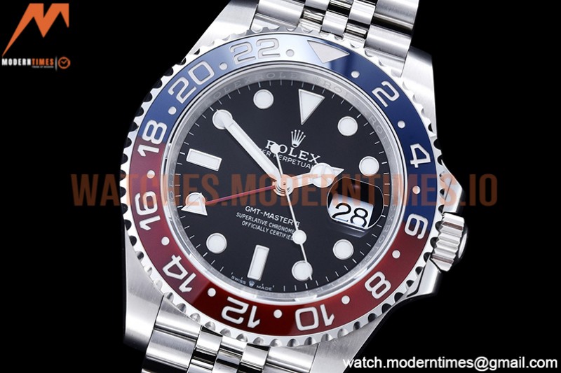 Rolex - GMT II 126710BLRO Jub 904L SS/SS Blk VSF VR3186 CHS
