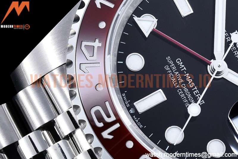 Rolex - GMT II 126710BLRO Jub 904L SS/SS Blk VSF VR3186 CHS