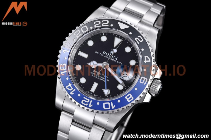 Rolex - GMT II 126710 Oys 40mm 904L SS/SS Black EWF VR3285 CHS