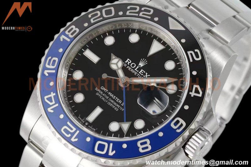 Rolex - GMT II 126710 Oys 40mm 904L SS/SS Black C+F VR3285 CHS