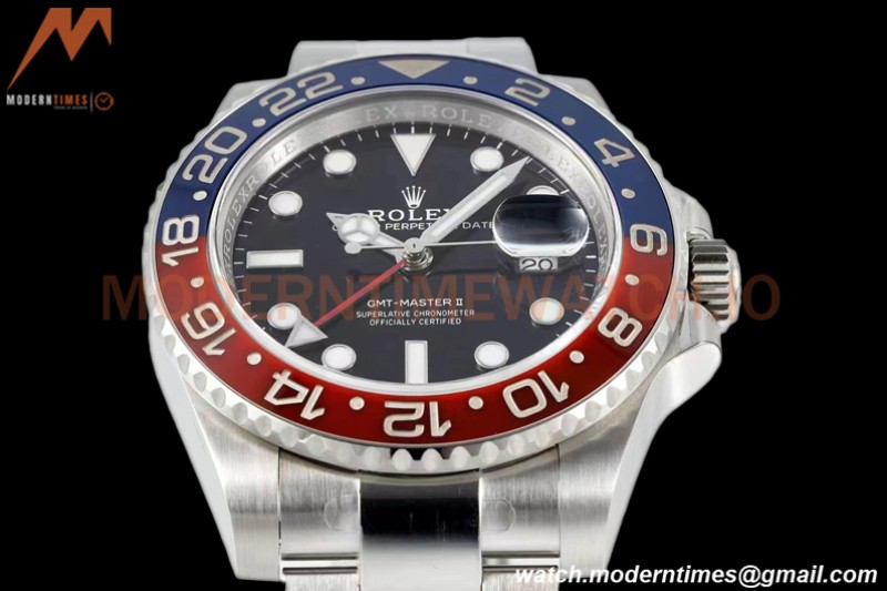 Rolex - GMT II 126710BLRO Oys 40mm 904L SS/SS Black C+F VR3285 CHS