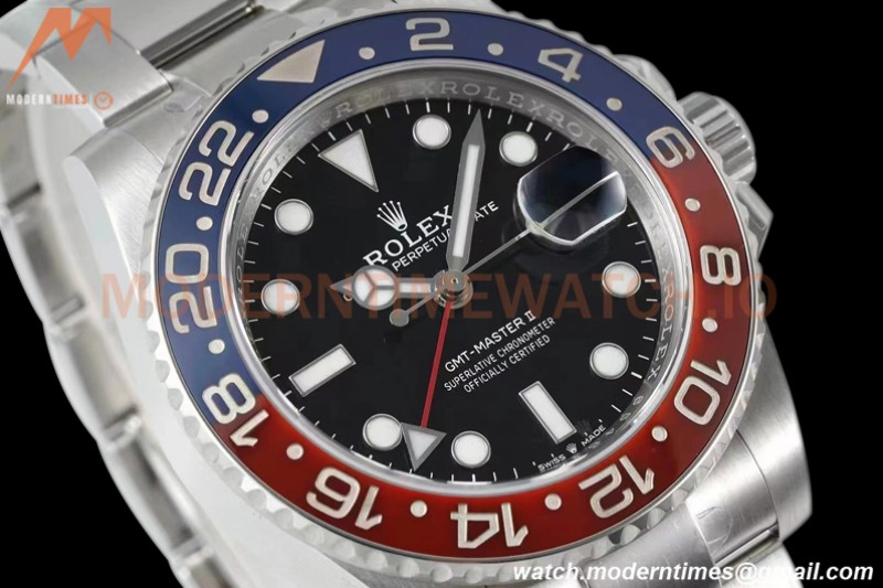 Rolex - GMT II 126710BLRO Oys 40mm 904L SS/SS Black C+F VR3285 CHS