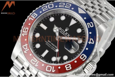 Rolex - GMT II 126710BLRO Jub 40mm 904L SS/SS Black C+F VR3285 CHS