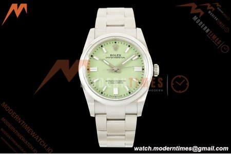 Rolex - Oyster Perpetual 126000 36mm Oys Smt 904L SS/SS Pistachio Green Dial GMF V2 VR3230