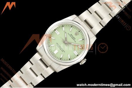 Rolex - Oyster Perpetual 126000 36mm Oys Smt 904L SS/SS Pistachio Green Dial GMF V2 VR3230