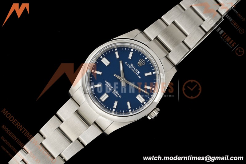 Rolex - Oyster Perpetual 126000 36mm Oys Smt 904L SS/SS Blue Dial VSF V2 VS3230 | 롤렉스 오이스터 퍼페추얼 126000 36mm 오이스터 브레이슬릿 904L 스테인리스 스틸/스테인리스 스틸 블루 다이얼 VSF V2 VS3230 무브먼트