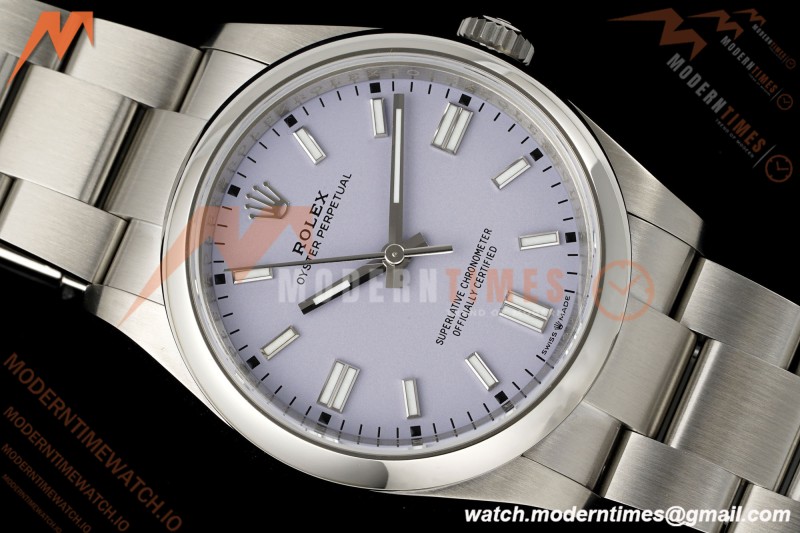 Rolex - Oyster Perpetual 126000 36mm Oys Smt 904L SS/SS Lavender Dial VSF V2 VS3230