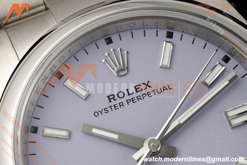 Rolex - Oyster Perpetual 126000 36mm Oys Smt 904L SS/SS Lavender Dial VSF V2 VS3230