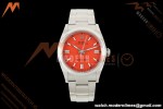 Rolex - Oyster Perpetual 126000 36mm Oys Smt 904L SS/SS Coral Red Dial VF DD3230