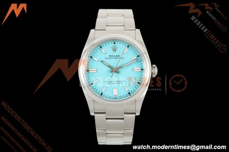 Rolex - Oyster Perpetual 126000 36mm Oys Smt 904L SS/SS Turquoise Dial VF DD3230 | 롤렉스 - 오이스터 퍼페츄얼 126000 36mm 오이스터 스무스 904L 스테인리스 스틸/스테인리스 스틸 터쿼이즈 다이얼 VF DD3230