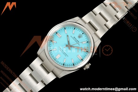 Rolex - Oyster Perpetual 126000 36mm Oys Smt 904L SS/SS Turquoise Dial VF DD3230 | 롤렉스 - 오이스터 퍼페츄얼 126000 36mm 오이스터 스무스 904L 스테인리스 스틸/스테인리스 스틸 터쿼이즈 다이얼 VF DD3230