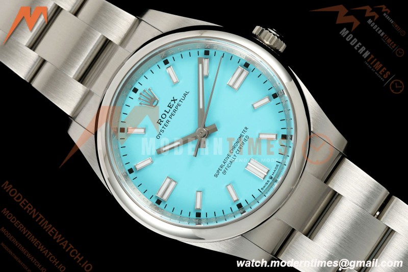 Rolex - Oyster Perpetual 126000 36mm Oys Smt 904L SS/SS Turquoise Dial VF DD3230