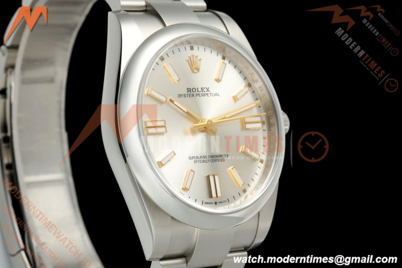 Rolex - Oyster Perpetual 41mm 124300 SS/SS Silver VF DD3230 | 롤렉스 - 오이스터 퍼페츄얼 41mm 124300 SS/SS 실버 VF DD3230