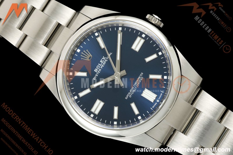 Rolex - Oyster Perpetual 41mm 124300 SS/SS Blue VF DD3230 | 롤렉스 - 오이스터 퍼페츄얼 41mm 124300 SS/SS 블루 VF DD3230