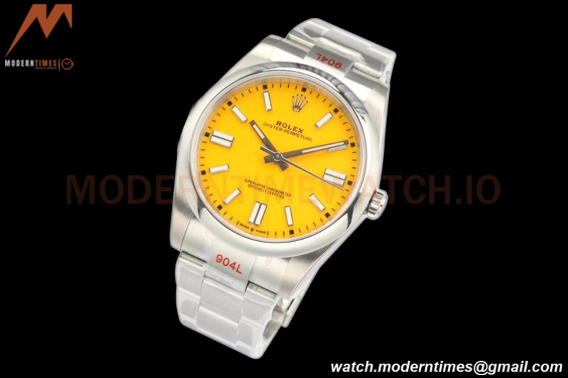 Rolex - Oyster Pert. 41mm 124300 SS/SS Yellow EWF A3230