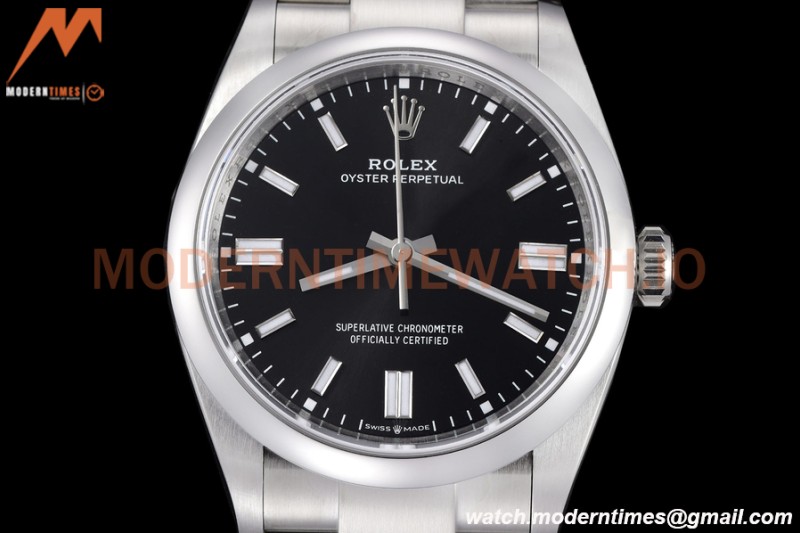 Rolex - Oyster Pert 126000 36mm Oys Smt 904L SS/SS Blk/Stk VSF VS3235