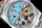 Rolex - Oyster Pert 36mm 126000 904L SS/SS Turquoise Celebration Dial VSF VS3235