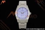 Rolex - Oyster Perpetual 126000 36mm Oys Smt 904L SS/SS Purple Dial KRF VR3230 | 롤렉스 - 오이스터 퍼페추얼 126000 36mm 오이스터 스틸 904L 스테인리스 스틸 블루 다이얼 KRF VR3230