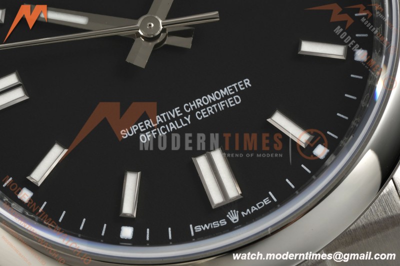 Rolex - Oyster Perpetual 126000 36mm Oys Smt 904L SS/SS Black Dial KRF VR3230 | 롤렉스 - 오이스터 퍼페추얼 126000 36mm 오이스터 스틸 904L 스테인리스 스틸 블랙 다이얼 KRF VR3230