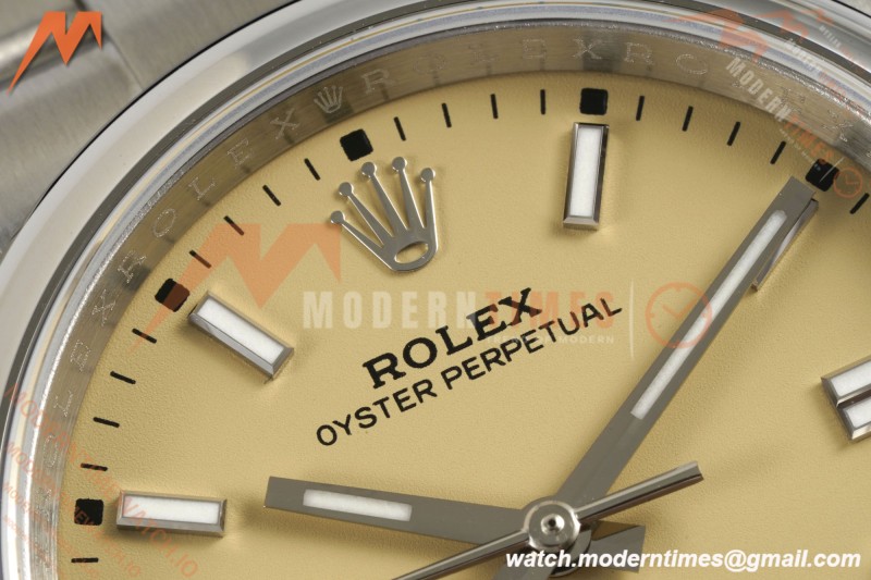 Rolex - Oyster Perpetual 126000 36mm Oys Smt 904L SS/SS Beige Dial KRF VR3230 | 롤렉스 - 오이스터 퍼페추얼 126000 36mm 오이스터 스틸 904L 스테인리스 스틸 베이지 다이얼 KRF VR3230