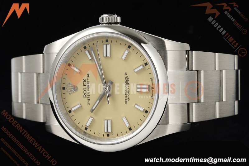 Rolex - Oyster Perpetual 126000 36mm Oys Smt 904L SS/SS Beige Dial KRF VR3230 | 롤렉스 - 오이스터 퍼페추얼 126000 36mm 오이스터 스틸 904L 스테인리스 스틸 베이지 다이얼 KRF VR3230