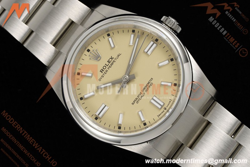Rolex - Oyster Perpetual 126000 36mm Oys Smt 904L SS/SS Beige Dial KRF VR3230 | 롤렉스 - 오이스터 퍼페추얼 126000 36mm 오이스터 스틸 904L 스테인리스 스틸 베이지 다이얼 KRF VR3230