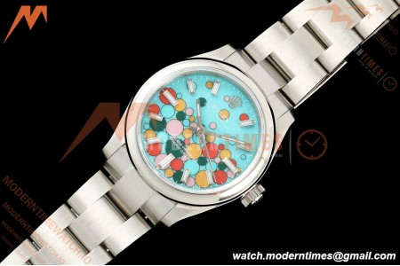 Rolex - Oyster Perpetual 31mm 277200 Oys SS/SS Turquoise Celebration Dial DIWF A2232 | 롤렉스 - 오이스터 퍼페추얼 31mm 277200 오이스터 퍼페추얼 SS/SS 터키석 셀레브레이션 다이얼 DIWF A2232