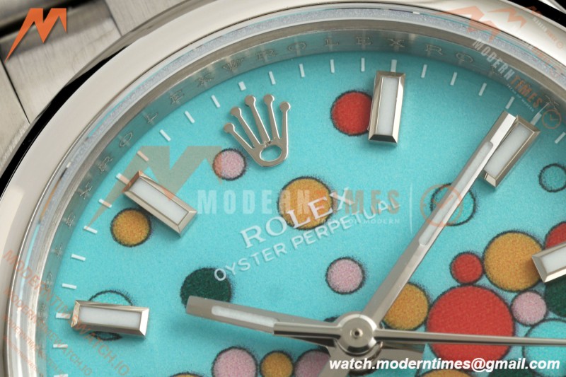 Rolex - Oyster Perpetual 31mm 277200 Oys SS/SS Turquoise Celebration Dial DIWF A2232