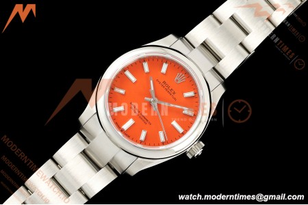 Rolex - Oyster Perpetual 31mm 277200 Oys SS/SS Coral Red Dial DIWF A2232 | 롤렉스 - 오이스터 퍼페추얼 31mm 277200 오이스터 퍼페추얼 SS/SS 코랄 레드 다이얼 DIWF A2232