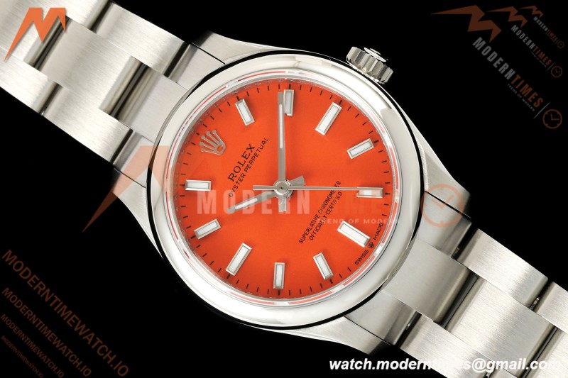 Rolex - Oyster Perpetual 31mm 277200 Oys SS/SS Coral Red Dial DIWF A2232