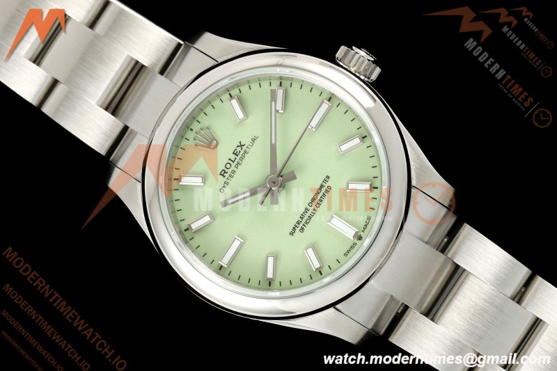 Rolex - Oyster Perpetual 31mm 277200 Oys SS/SS Pistachio Green Dial DIWF A2232