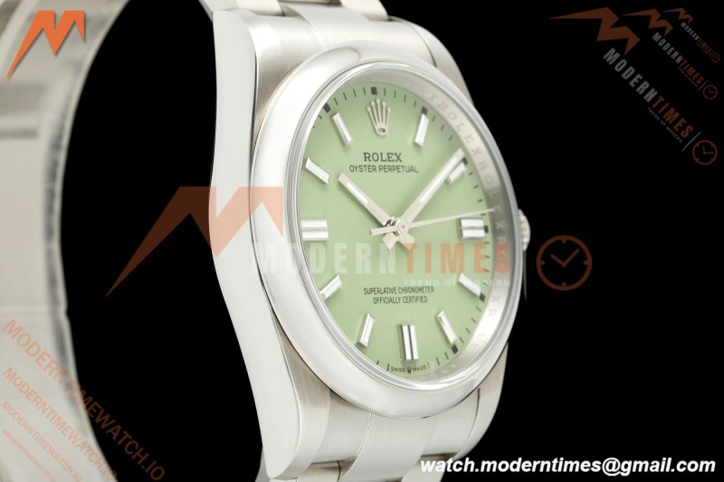 Rolex - Oyster Perpetual 126000 36mm Oys Smt 904L SS/SS Pistachio Green Dial GMF V2 A23J | 롤렉스 - 오이스터 퍼페추얼 126000 36mm 오이스터 스몰 세컨드 904L SS/SS 피스타치오 그린 다이얼 GMF V2 A23J