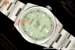 Rolex - Oyster Perpetual 126000 36mm Oys Smt 904L SS/SS Pistachio Green Dial GMF V2 A23J | 롤렉스 - 오이스터 퍼페추얼 126000 36mm 오이스터 스몰 세컨드 904L SS/SS 피스타치오 그린 다이얼 GMF V2 A23J