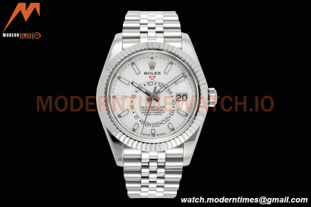 Rolex - Skydweller 42mm 326934 Jubilee SS/SS White ZF A2824