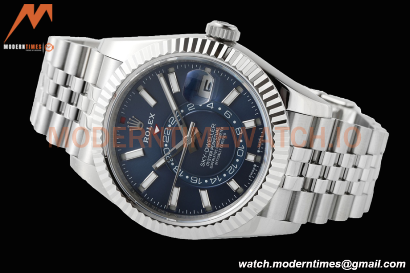 Rolex - Skydweller 42mm 326934 Jubilee SS/SS Blue ZF A2824