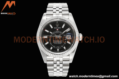 Rolex - Skydweller 42mm 326934 Jubilee SS/SS Black ZF A2824