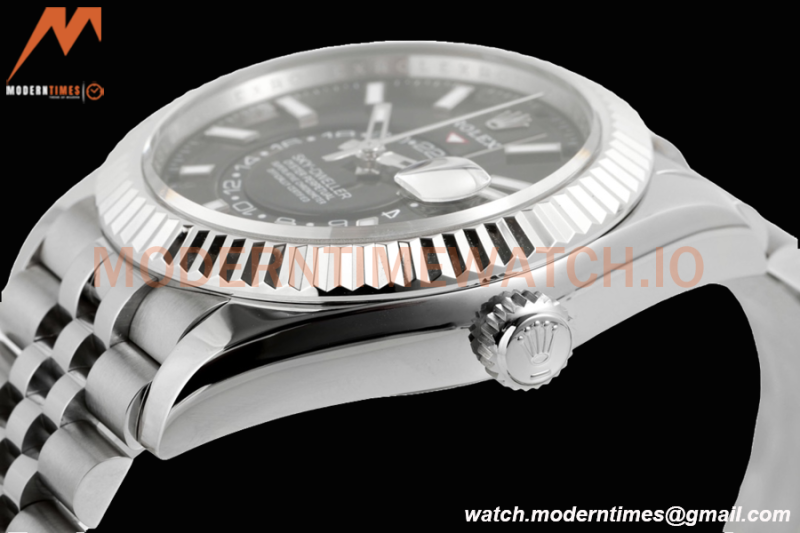 Rolex - Skydweller 42mm 326934 Jubilee SS/SS Black ZF A2824