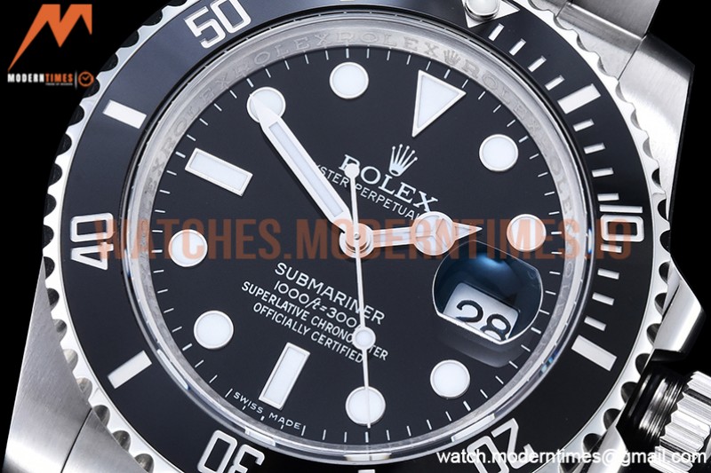 Rolex - Submariner 116610LN 904 SS/SS Blk RAF A2824