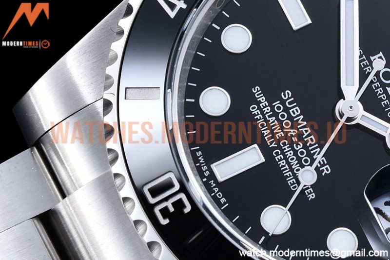 Rolex - Submariner 116610LN 904 SS/SS Blk RAF SH3135