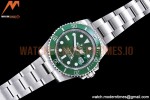 Rolex - Submariner 116610LV 904L SS/SS Green RAF A2824