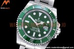 Rolex - Submariner 116610LV 904L SS/SS Green RAF A2824