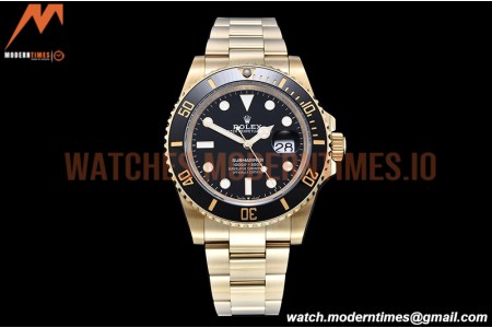 Rolex - Submariner 126618LN 904 YG/YG Black GMF V3 VR3235
