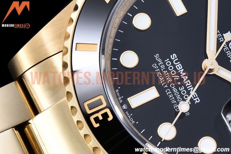 Rolex - Submariner 126618LN 904 YG/YG Black GMF V3 VR3235